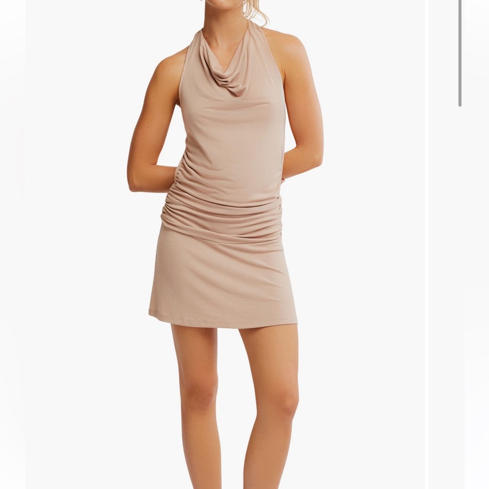 Free People Halter Backless Dress